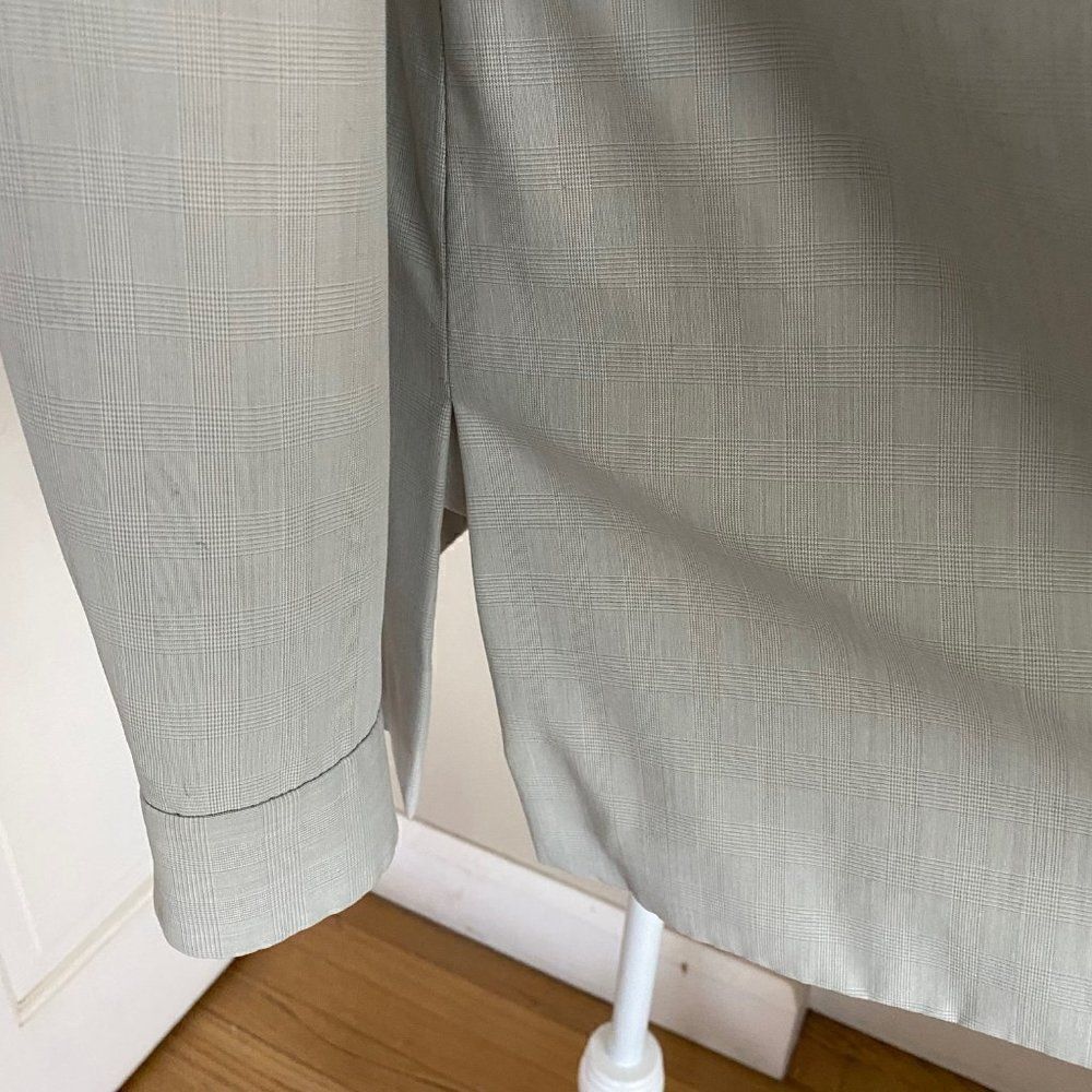 John Meyer Gray Plaid Button Front Jacket Blazer … - image 4